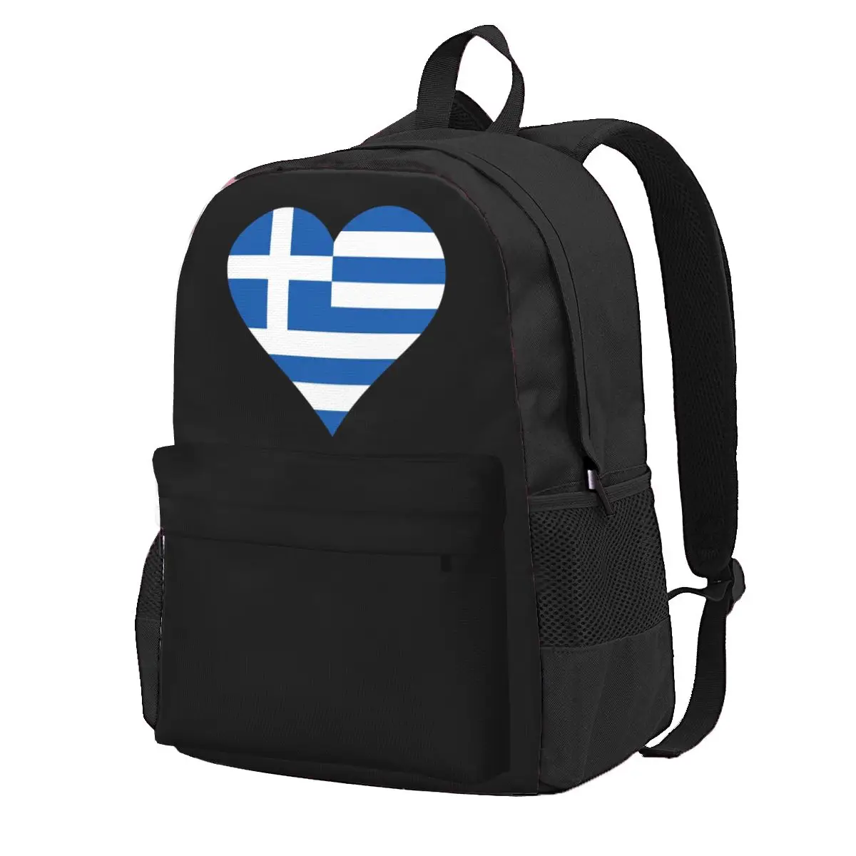 Greece Greek Flag Heart Student Backpack School Bag Hiking Travel Daypack for Boys Girls Fashion Bookbag Shoulder Bags
Greece Greek Flag Heart Student Backpack School Bag Hiking Travel Daypack for Boys Girls Fashion Bookbag Shoulder Bags