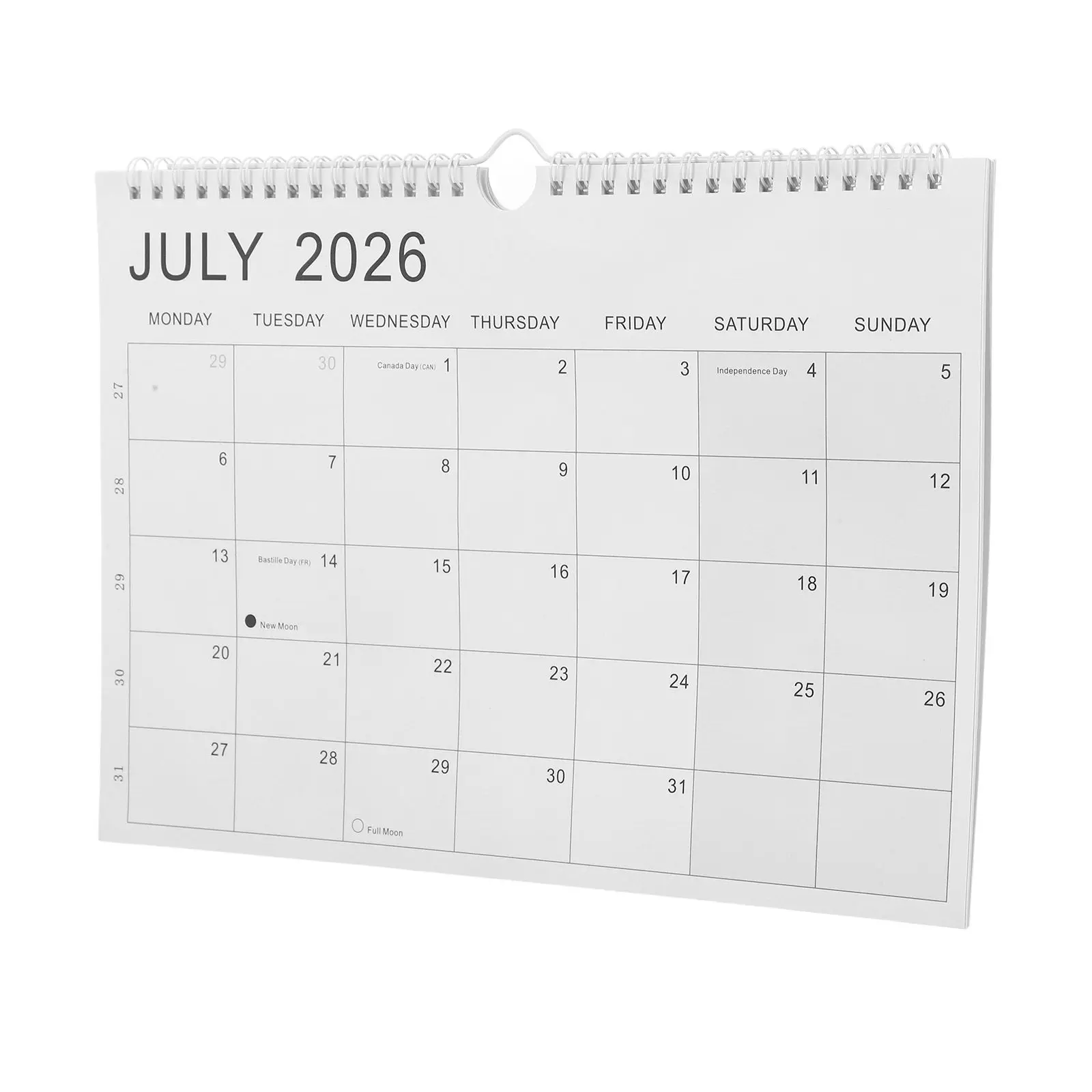 Большой настенный календарь-планировщик на 2026-2027 годы, 18 месяцев, на спирали, с четким видением месяца, с праздниками разных стран, идеально подходит для офиса и учебы
Большой настенный календарь-планировщик на 2026-2027 годы, 18 месяцев, на спирали, с четким видением месяца, с праздниками разных стран, идеально подходит для офиса и учебы