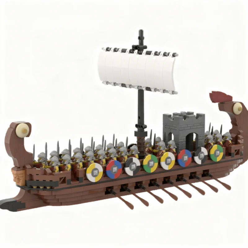 1321PCS MOC Creative Model Roman Galley Ver 1 Exclude Minifigures Custom Brickss Architecture DIY Assembly Display Decor Gift
1321PCS MOC Creative Model Roman Galley Ver 1 Exclude Minifigures Custom Brickss Architecture DIY Assembly Display Decor Gift