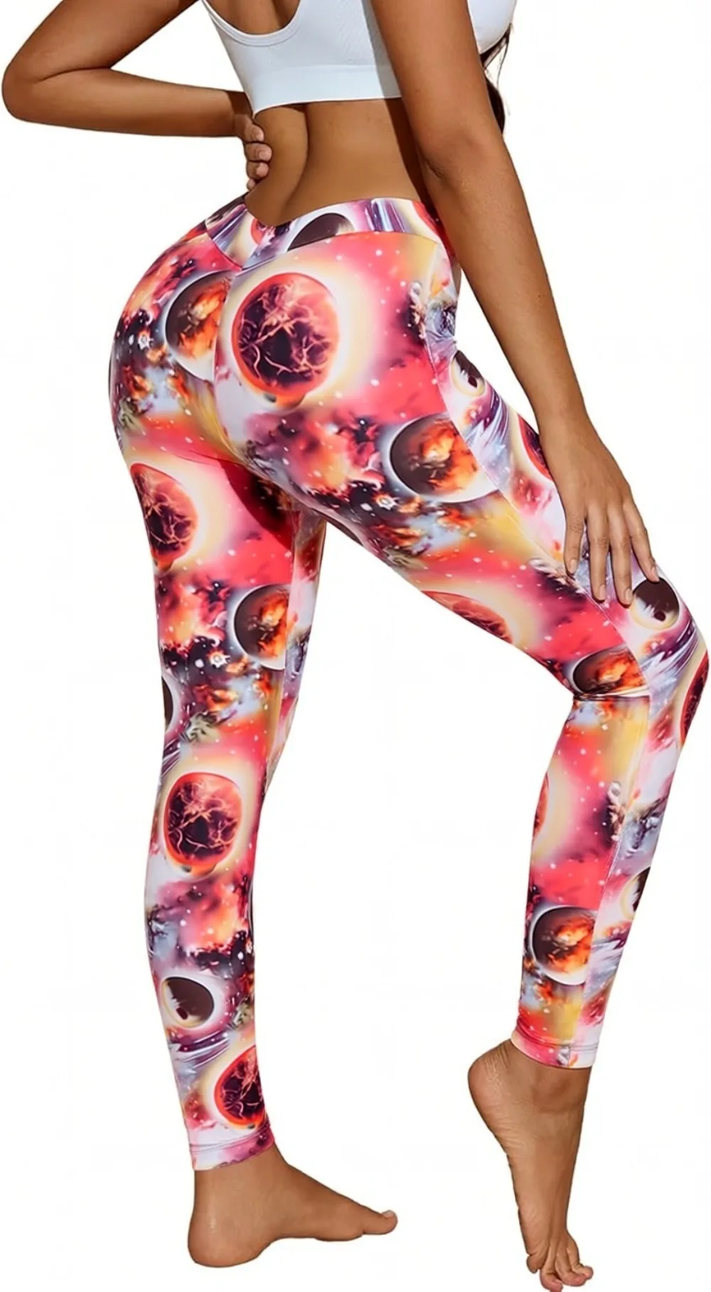 Women Printed Leggings Summer Pants Gym Leggings Women Yoga Pants Sexy High Waist Booty Lifting Leggings Pants 9 S3490dc138f40470f9c24ccfbe54a0bc7T