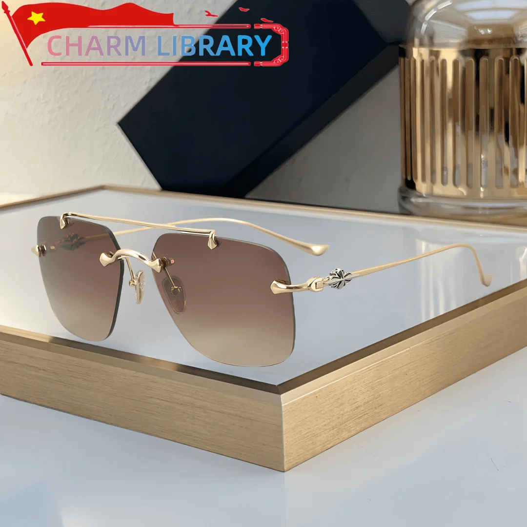 2025 Women Sunglasses Men Pilot Rimless Personality Fashion Classic Luxury Star Aesthetic Pure Titanium Optical Glasses
2025 Women Sunglasses Men Pilot Rimless Personality Fashion Classic Luxury Star Aesthetic Pure Titanium Optical Glasses
