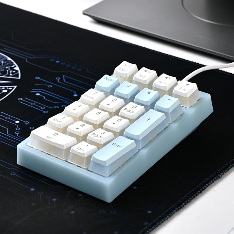 Wired RGB Digital Keyboard Accounting Financial Portable Type-C Interface Small Mechanical Keyboard Teclado
Wired RGB Digital Keyboard Accounting Financial Portable Type-C Interface Small Mechanical Keyboard Teclado