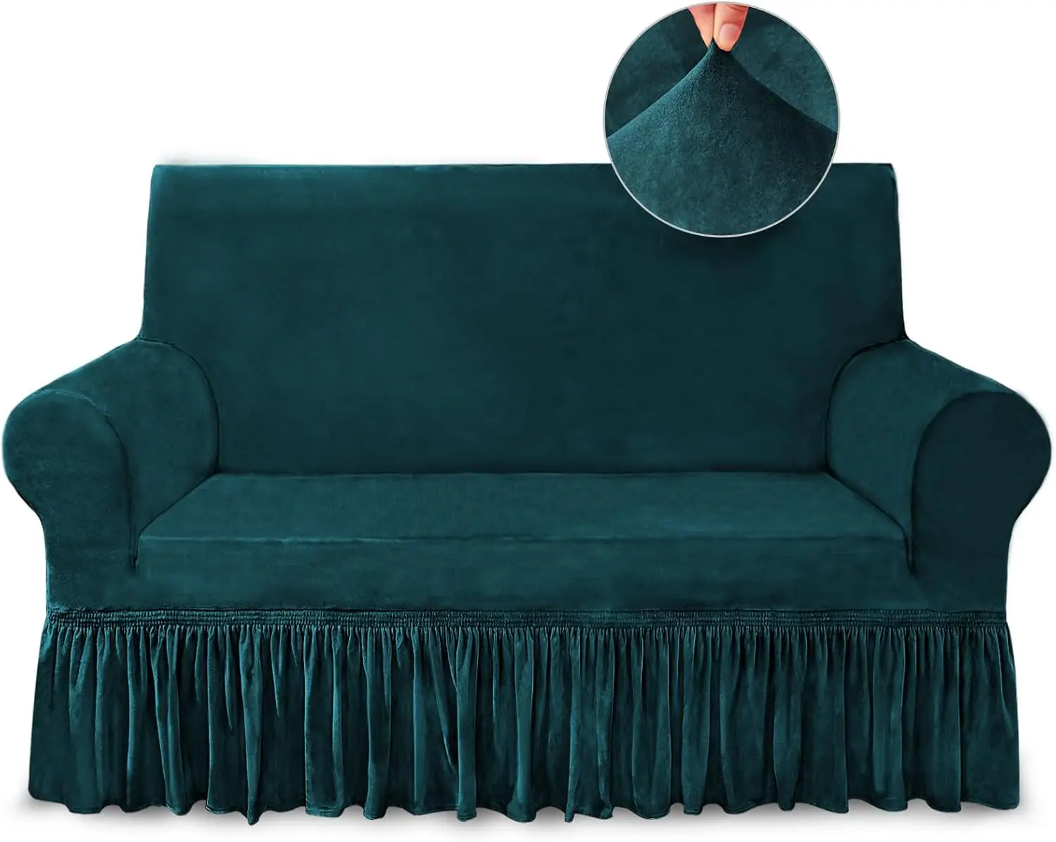 Loveseat Cover Super Soft 1-Piece Dark Teal Slipcover For Loveseats Stretch Universal Spandex Couch Covers For Living Room Easy
Loveseat Cover Super Soft 1-Piece Dark Teal Slipcover For Loveseats Stretch Universal Spandex Couch Covers For Living Room Easy