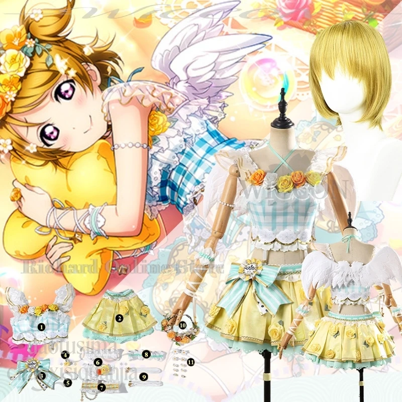 Hanayo Koizumi Cosplay Anime Game Lovelive Kawaii Flower Props Dress Shots Top Yellow Kawaii Mini Dress Sweet Lolita Christmas
Hanayo Koizumi Cosplay Anime Game Lovelive Kawaii Flower Props Dress Shots Top Yellow Kawaii Mini Dress Sweet Lolita Christmas