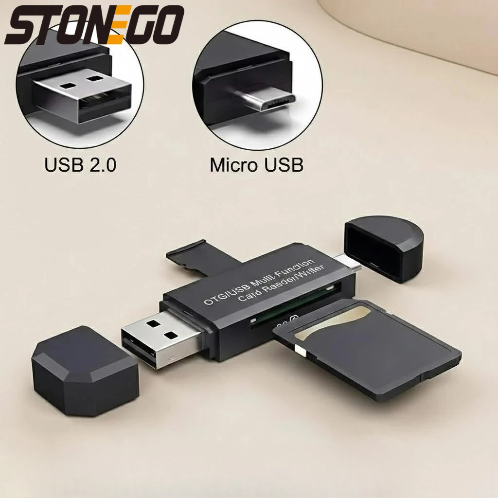 OTG Micro SD Card Reader USB 20 USB 30 Type C Micro USB Adapter Compatible with Smartphone Tablet Laptop High Speed Transfer
OTG Micro SD Card Reader USB 20 USB 30 Type C Micro USB Adapter Compatible with Smartphone Tablet Laptop High Speed Transfer