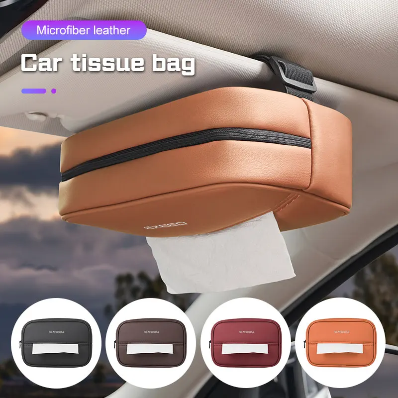 For Chery EXEED VX LX RX TX TXL lx Leather Car Tissue Bag Seat Back Hanging Paper Box Armrest Napkin Case Storage Acccessories
For Chery EXEED VX LX RX TX TXL lx Leather Car Tissue Bag Seat Back Hanging Paper Box Armrest Napkin Case Storage Acccessories