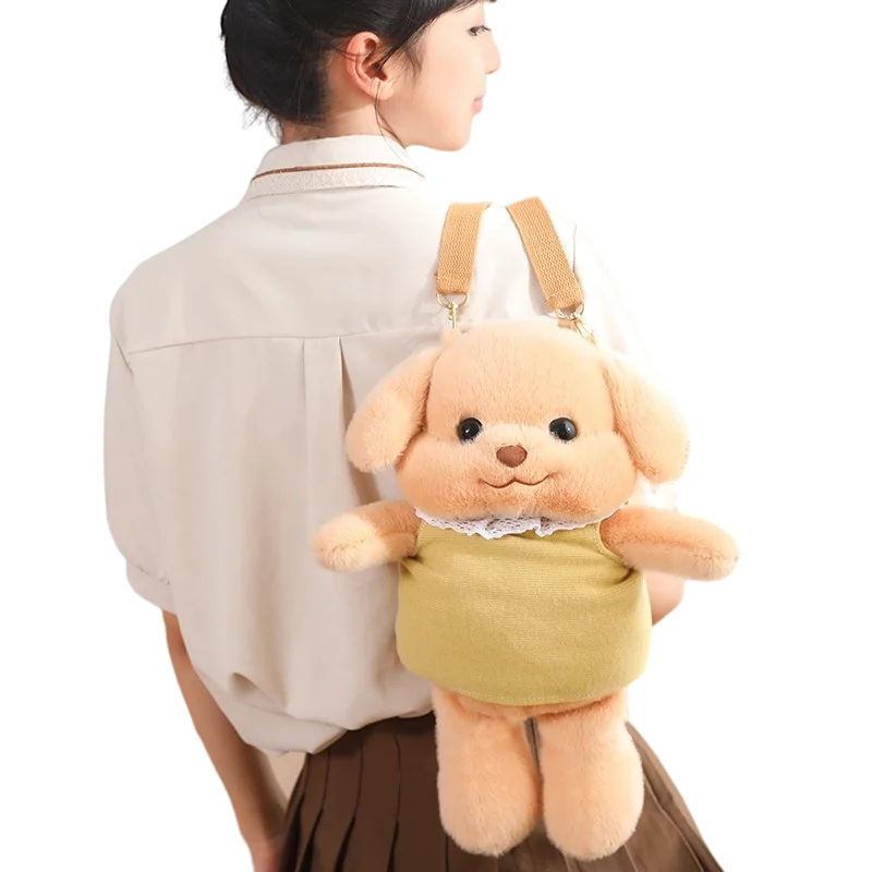 40cm Kawaii Animal Backpack Stuffed Butter Poodle Puppy Double Shoulder Bag Wallet Plushie Gift
40cm Kawaii Animal Backpack Stuffed Butter Poodle Puppy Double Shoulder Bag Wallet Plushie Gift