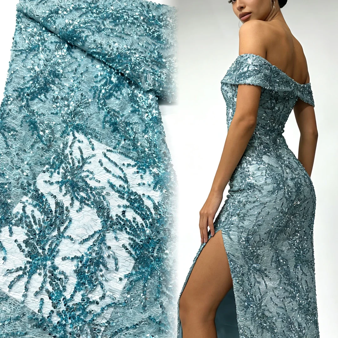 5 Yards Luxury African Sequins Lace Fabric 2026 High Quality Groom Nigerian Wedding Bridal Embroidery French Tulle Sewing
5 Yards Luxury African Sequins Lace Fabric 2026 High Quality Groom Nigerian Wedding Bridal Embroidery French Tulle Sewing