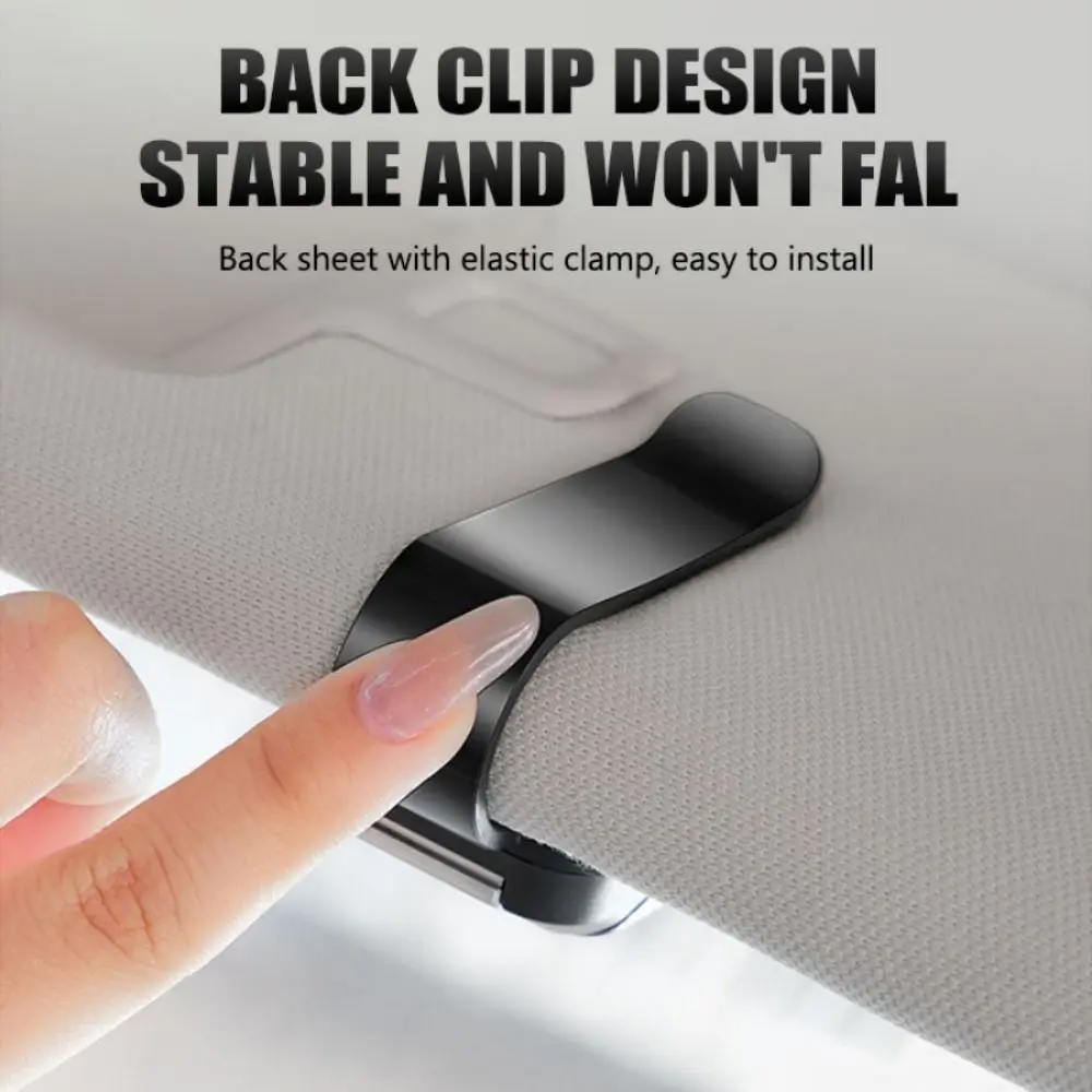 Press Switch Car Glasses Clip Shock-proof Stable Automotive Hanger Lossless Installation ABS Car Sunglasses Holder
Press Switch Car Glasses Clip Shock-proof Stable Automotive Hanger Lossless Installation ABS Car Sunglasses Holder