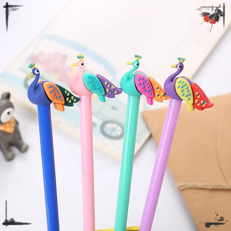 24 Pcs Cute Student Gel Pen Creative Cartoon Peacock Pen High Quality Office Stationery School Supplies
24 Pcs Cute Student Gel Pen Creative Cartoon Peacock Pen High Quality Office Stationery School Supplies