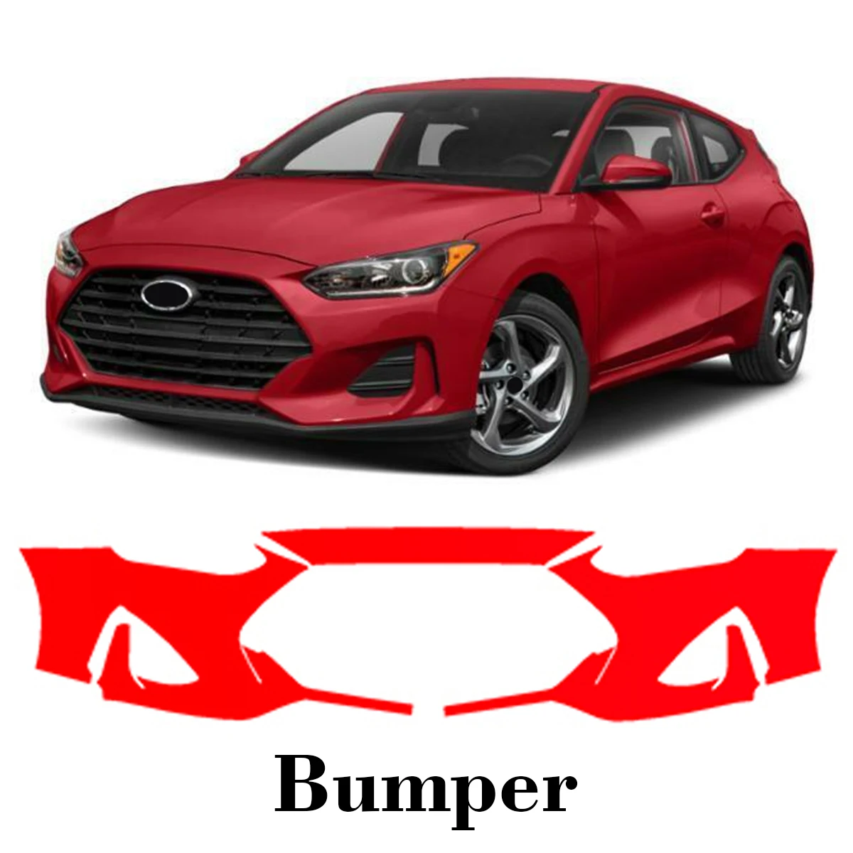 Car Precut Paint Protection Film Front Bumper Anti-scratch Exterior TPU PPF For Hyundai Veloster 2019-2021
Car Precut Paint Protection Film Front Bumper Anti-scratch Exterior TPU PPF For Hyundai Veloster 2019-2021