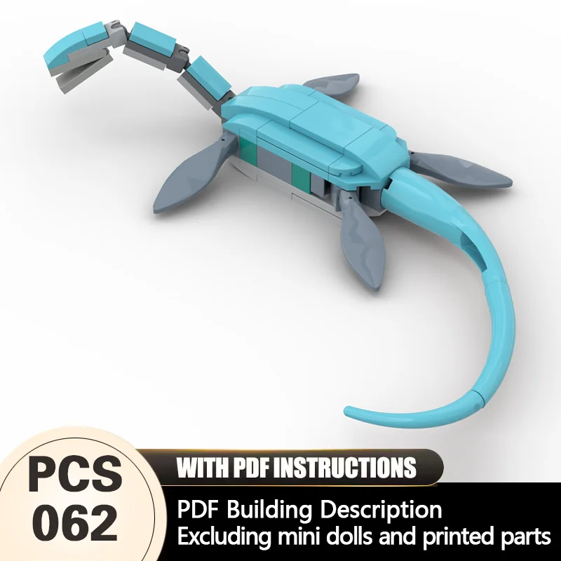 Creators Animal Series Model MOC Building Bricks Elasmosaurus Modular Technology Gifts Holiday Assemble Children Toys Suit
Creators Animal Series Model MOC Building Bricks Elasmosaurus Modular Technology Gifts Holiday Assemble Children Toys Suit