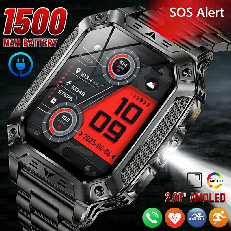2026New GPS Smart Watch AMOLED 1500Mah Waterproof Fitness tracking Bluetooth Call Professional Sports Smartwatch For Men Women
2026New GPS Smart Watch AMOLED 1500Mah Waterproof Fitness tracking Bluetooth Call Professional Sports Smartwatch For Men Women 