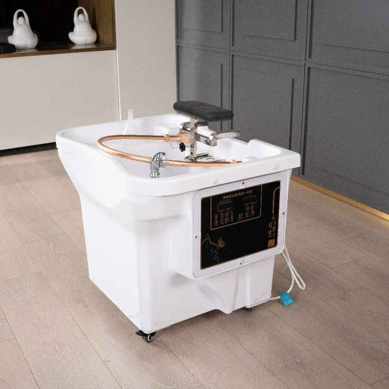 Luxury White Shampoo Therapy Spa Unplumbed Portable Shampoo Basin Sink with 60L Beauty Bed Water Tank
Luxury White Shampoo Therapy Spa Unplumbed Portable Shampoo Basin Sink with 60L Beauty Bed Water Tank