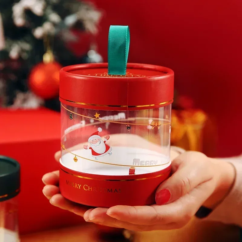Christmas Candy Gift Box Apple Packaging Box Round Barrel Empty Box Holiday Birthday Gift for Friends and Collovers
Christmas Candy Gift Box Apple Packaging Box Round Barrel Empty Box Holiday Birthday Gift for Friends and Collovers