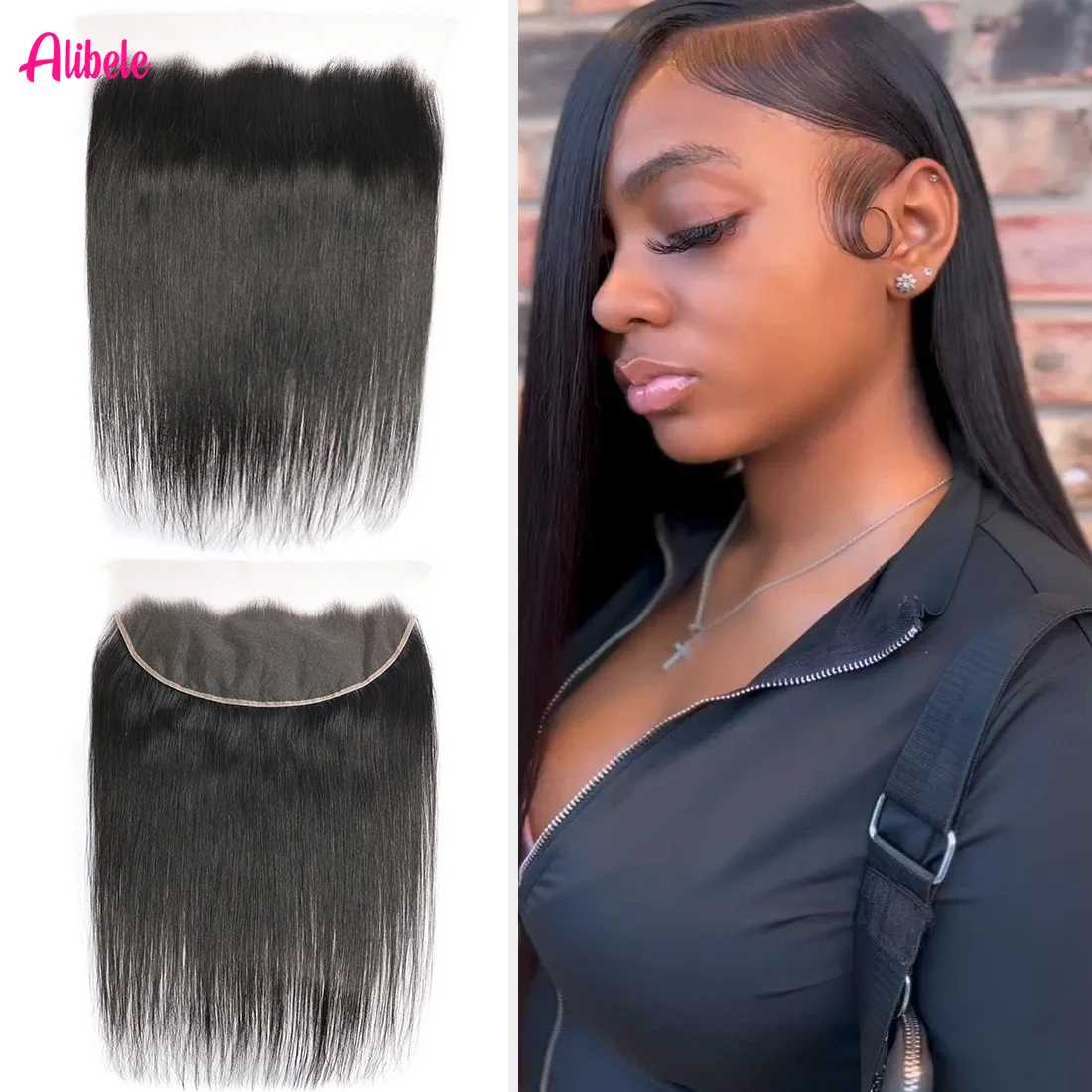 Alibele 13x4 Lace Frontal Only 100% Human Hair Straight 13x4 Transparent Swiss Lace Closure Pre Plucked With Baby Hair For Women
Alibele 13x4 Lace Frontal Only 100% Human Hair Straight 13x4 Transparent Swiss Lace Closure Pre Plucked With Baby Hair For Women