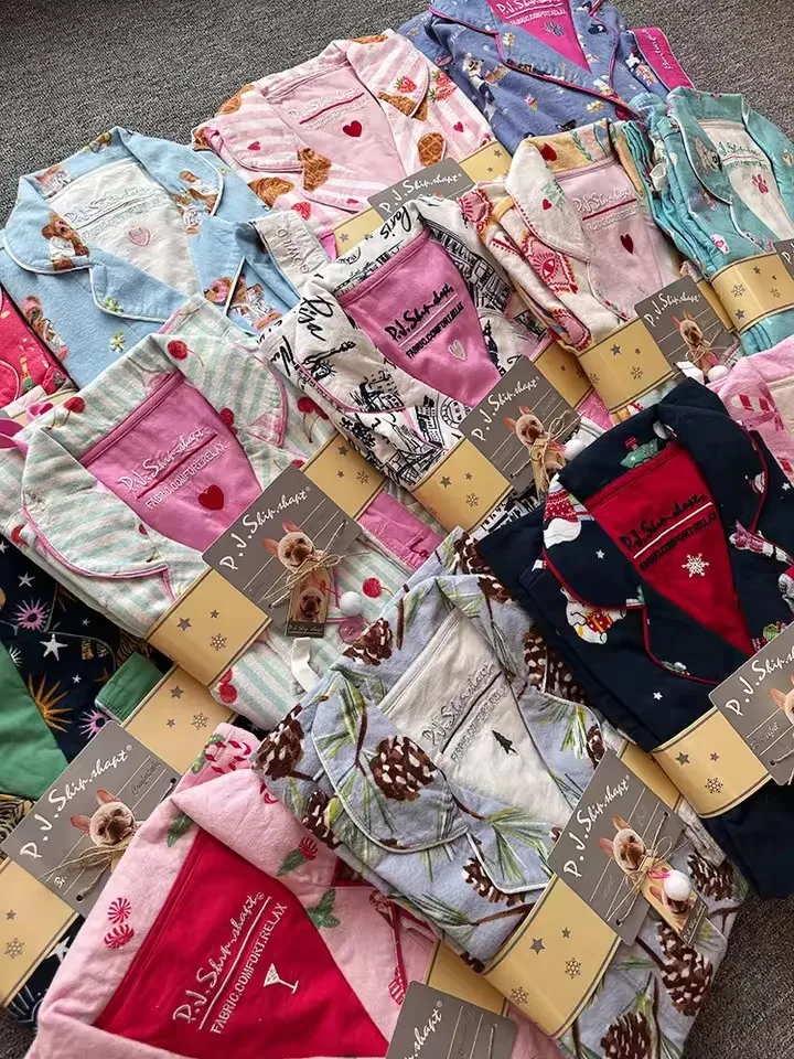 2025 New Pajamas Suit Cotton 2 Piece Set Women Print Cartoon Nightwear Long Sleeve Trousers Set Autumn Loungewear Home Clothes
2025 New Pajamas Suit Cotton 2 Piece Set Women Print Cartoon Nightwear Long Sleeve Trousers Set Autumn Loungewear Home Clothes