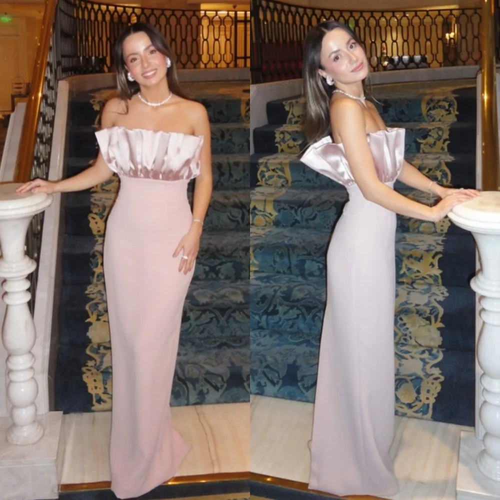 Customized Jersey Ruffle Sheath Strapless Long Dresses Bespoke Occasion Evening Exquisite Simple High Quality
Customized Jersey Ruffle Sheath Strapless Long Dresses Bespoke Occasion Evening Exquisite Simple High Quality