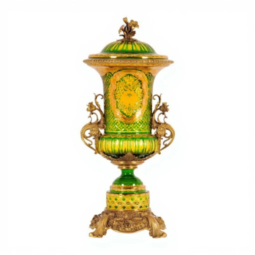 &c European Court French Noble Floor Imported Copper and Color Stained Glass Cover Altar Desktop Ornaments
&c European Court French Noble Floor Imported Copper and Color Stained Glass Cover Altar Desktop Ornaments