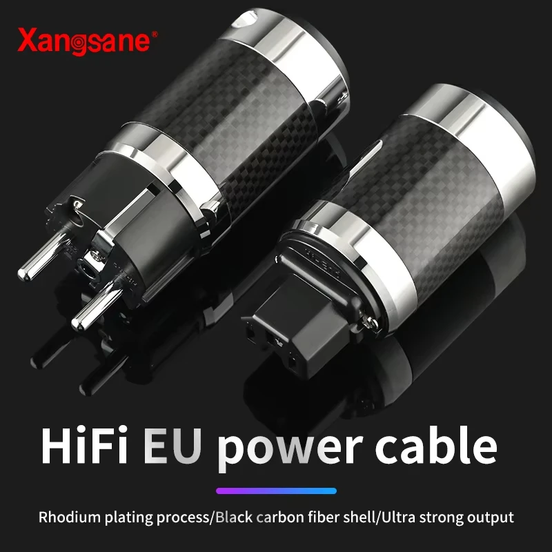 HIFI углеродное волокно, вилка европейского стандарта из чистой красной меди с родиевым покрытием, вилка Hi-Fi, усилитель мощности, шнур питания для оборудования для компакт-дисков, аксессуар, вилка
HIFI углеродное волокно, вилка европейского стандарта из чистой красной меди с родиевым покрытием, вилка Hi-Fi, усилитель мощности, шнур питания для оборудования для компакт-дисков, аксессуар, вилка