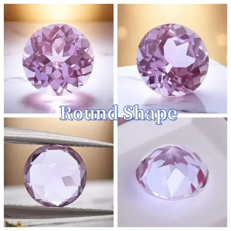 Lab Grown Alexandrite Change Color Stone Charms Gemstone DIY Ring Necklace Earrings Main Materials Selectable AGL Certificat
Lab Grown Alexandrite Change Color Stone Charms Gemstone DIY Ring Necklace Earrings Main Materials Selectable AGL Certificat