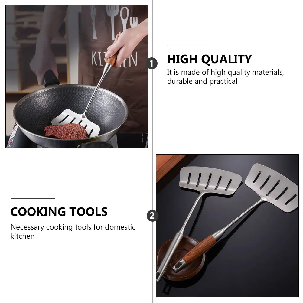 1pc Stainless Steel Thickened Wide Fish Spatula Cooking Shovel Kitchen Gadget Household Multi-Purpose Fried Shovel Practical
1pc Stainless Steel Thickened Wide Fish Spatula Cooking Shovel Kitchen Gadget Household Multi-Purpose Fried Shovel Practical