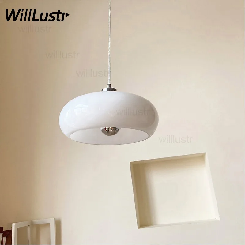 Vintage Bauhaus Glass Pendant Light White Tawny Suspension Lamp Home Bedroom Hotel Shop Mall Bar Cafe Ceiling Hanging Lighting
Vintage Bauhaus Glass Pendant Light White Tawny Suspension Lamp Home Bedroom Hotel Shop Mall Bar Cafe Ceiling Hanging Lighting