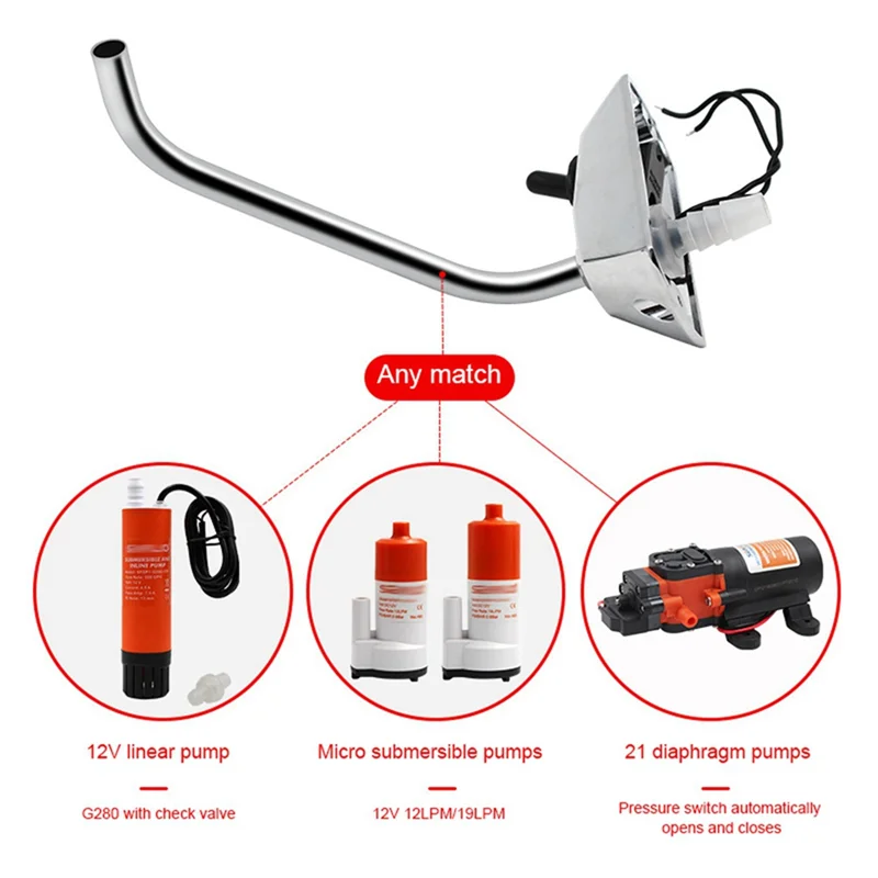 RV Marine Kitchen Sink Faucet Tap Camper Caravan Full 360 Degree Rotation Taps 1 Piece Silver
RV Marine Kitchen Sink Faucet Tap Camper Caravan Full 360 Degree Rotation Taps 1 Piece Silver