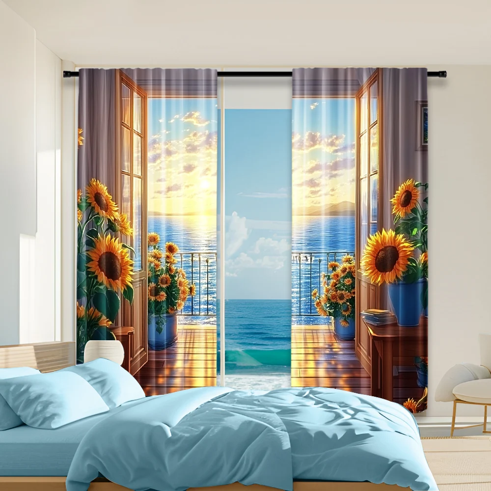 2Pcs Artistic Wooden Cabin Potted Plant Print Curtains With Rod Hole Design For Living Room Bedroom And Office Decor Machine
2Pcs Artistic Wooden Cabin Potted Plant Print Curtains With Rod Hole Design For Living Room Bedroom And Office Decor Machine