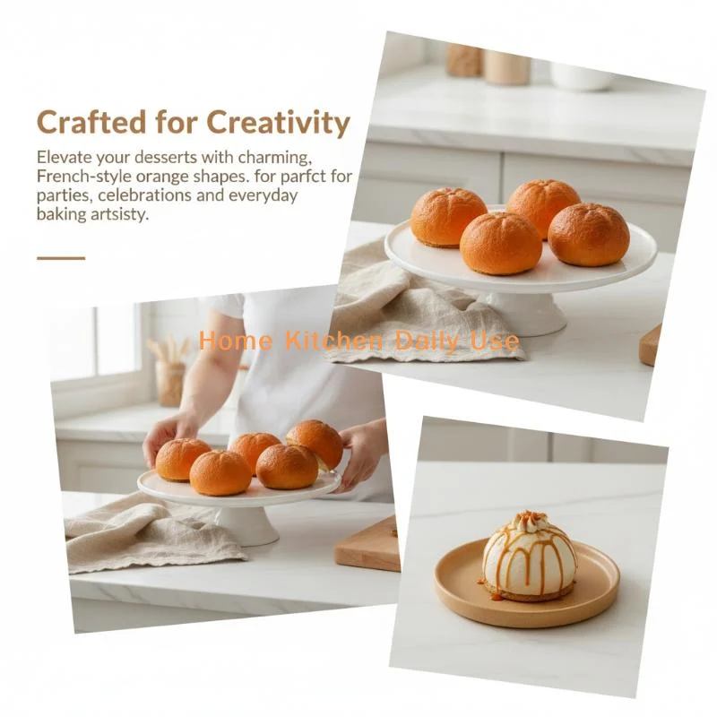 portable8 Cavity Tangerine Shape Mousse Cake Mold Silicone NonStick Baking Tray for Professional Pastry Desserts Kitchen
portable8 Cavity Tangerine Shape Mousse Cake Mold Silicone NonStick Baking Tray for Professional Pastry Desserts Kitchen