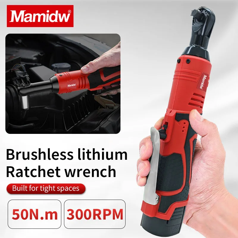 Mamidw 3/8 Inch Expansion Ratchet Wrench 300RPM Cordless Electric Ratchet Wrench With 18V Battery Set Power Tools For Milwaukee
Mamidw 3/8 Inch Expansion Ratchet Wrench 300RPM Cordless Electric Ratchet Wrench With 18V Battery Set Power Tools For Milwaukee