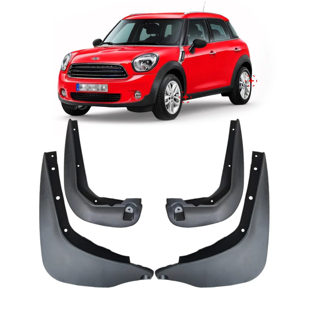 Suitable for 10-16 BMW Mini SUVMINI Countryman R60R61 Mudguards Fenders
Suitable for 10-16 BMW Mini SUVMINI Countryman R60R61 Mudguards Fenders