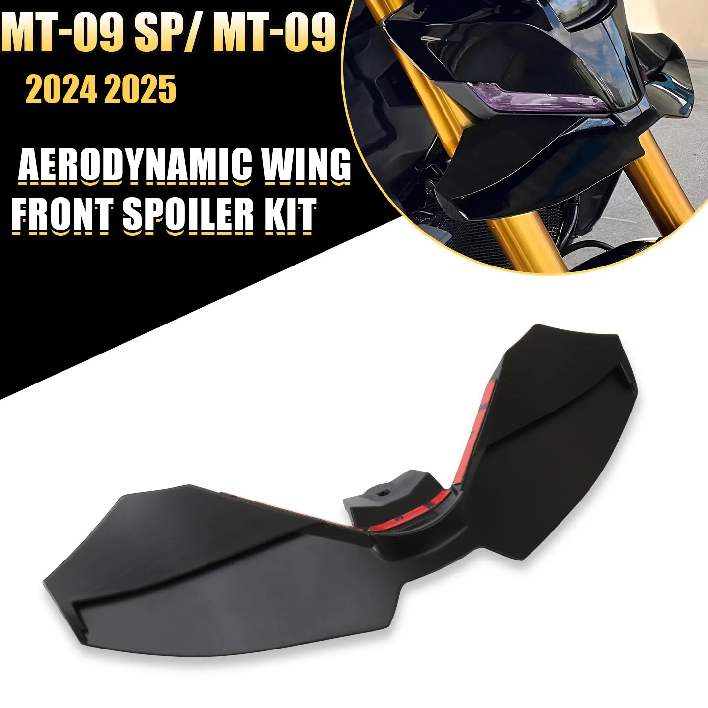 Мотоциклетные карбоновые прижимные передние спойлеры, аэродинамическое крыло, комплект переднего спойлера для MT-09 MT-09 SP 2024 2025
Мотоциклетные карбоновые прижимные передние спойлеры, аэродинамическое крыло, комплект переднего спойлера для MT-09 MT-09 SP 2024 2025