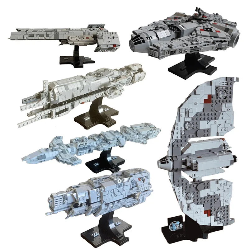 DIY Bricks Model MOC Destroyer Falcon jeedi shuttle Aliens USS Sulaco Halo UNSC Pillar of Autumn Starship Collection Toys gift
DIY Bricks Model MOC Destroyer Falcon jeedi shuttle Aliens USS Sulaco Halo UNSC Pillar of Autumn Starship Collection Toys gift