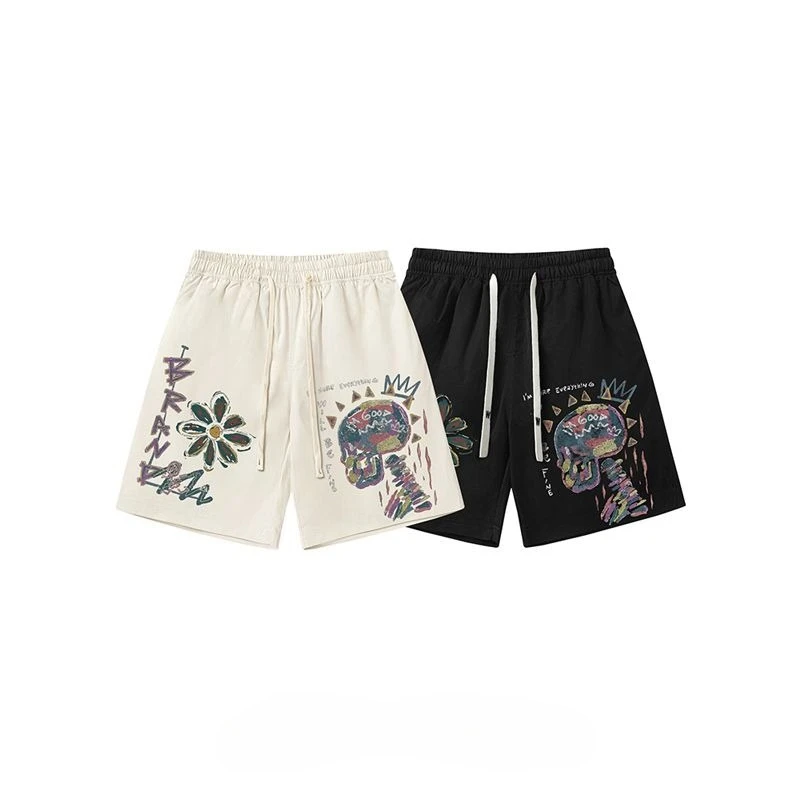 Floral Skull Graffiti Printed Sports Shorts Men's Hip Hop Street Dark Couple Casual Pentagram Pants
Floral Skull Graffiti Printed Sports Shorts Men's Hip Hop Street Dark Couple Casual Pentagram Pants
