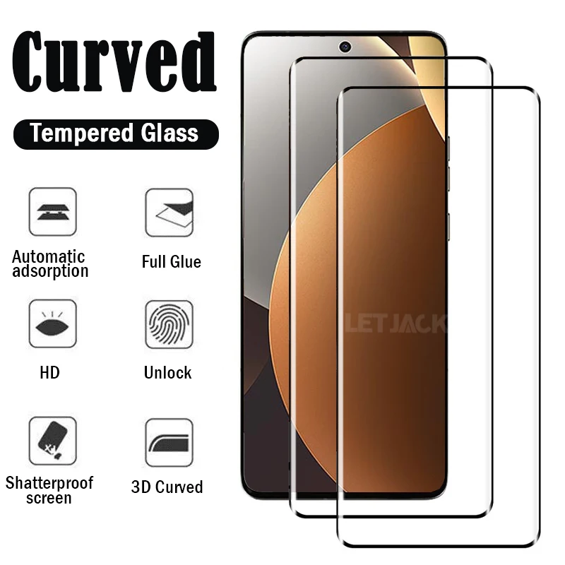 3D Curved Tempered Glass for Xiaomi Redmi Note 15 Pro+ Full Glue Screen Protector for Redmi Note 15 Pro 4G 5G Protective Film
3D Curved Tempered Glass for Xiaomi Redmi Note 15 Pro+ Full Glue Screen Protector for Redmi Note 15 Pro 4G 5G Protective Film