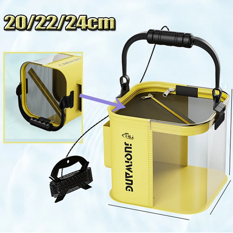 20/22/24cm Transparent Fishing Box Foldable Live Fish Box Bucket Live Fish Bucket Live Fish Box Outdoor Live Fishing Box Supply
20/22/24cm Transparent Fishing Box Foldable Live Fish Box Bucket Live Fish Bucket Live Fish Box Outdoor Live Fishing Box Supply