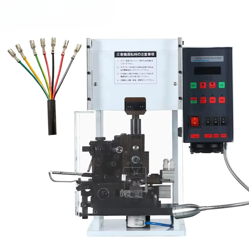 EW-50A Semi-auto Wire Stripping Crimping Machine 1.3T-3T Terminal Press Machine JST Molex Terminal Crimping Machine
EW-50A Semi-auto Wire Stripping Crimping Machine 1.3T-3T Terminal Press Machine JST Molex Terminal Crimping Machine