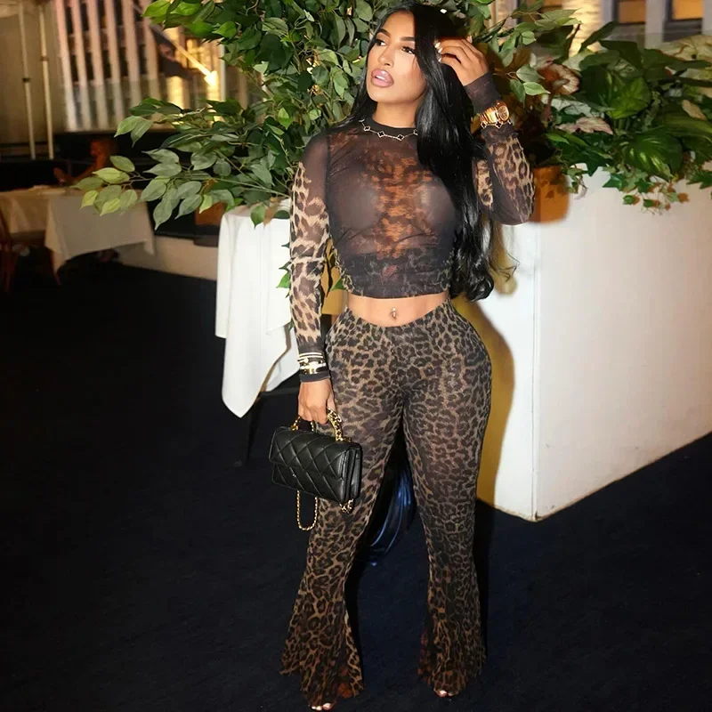 Autumn New Fashion and Sexy Personality Trend Leopard Print High-waisted Navel Pants Suit
Autumn New Fashion and Sexy Personality Trend Leopard Print High-waisted Navel Pants Suit
