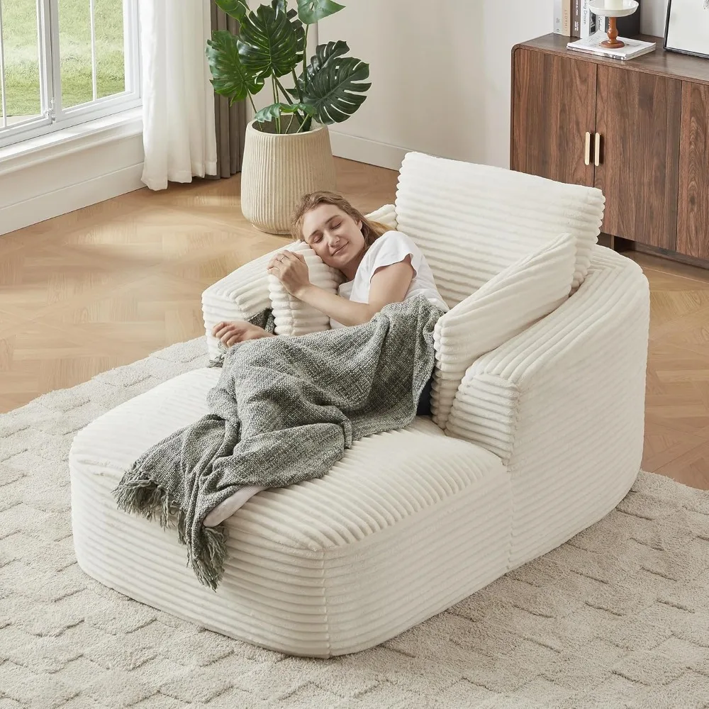 45.3 Inch Chaise Lounge Chair Indoor,Deep Seat Sleeper Couch Reading Chairs, Cloud Sofas Couches for Living Room
45.3 Inch Chaise Lounge Chair Indoor,Deep Seat Sleeper Couch Reading Chairs, Cloud Sofas Couches for Living Room