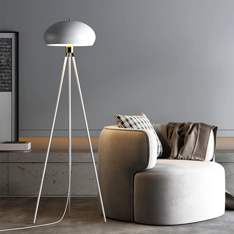 Nordic Mushroom Floor Lamp Black White Living Room Standing Lamp Designer Hotel Decoration Tripod Metal LED Floor Lamp
Nordic Mushroom Floor Lamp Black White Living Room Standing Lamp Designer Hotel Decoration Tripod Metal LED Floor Lamp