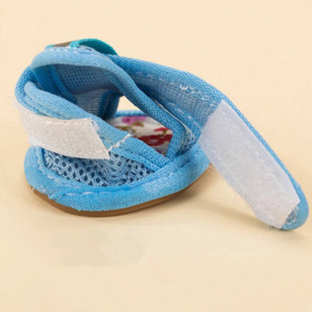 4pcs Dog Shoes Breathable Mesh Summer Pet Supplies Anti-slip Flexible Sole 5 Sizes Beach Comfortable Sneakers
4pcs Dog Shoes Breathable Mesh Summer Pet Supplies Anti-slip Flexible Sole 5 Sizes Beach Comfortable Sneakers