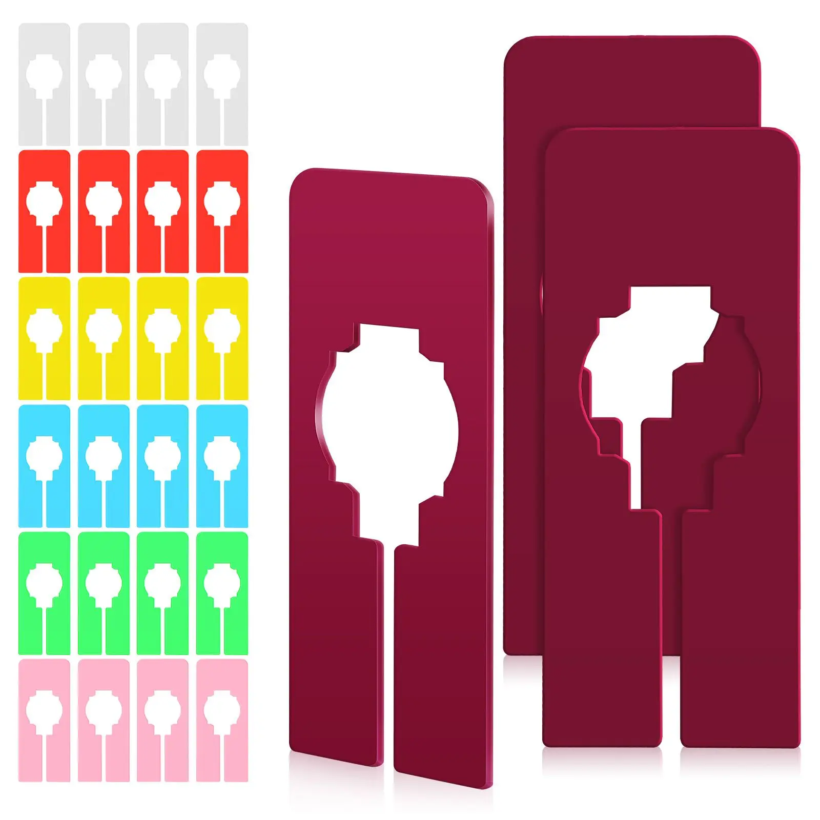 30 Pcs Dividers Clothes Size Dividers Size Separator Closet Wardrobe Shelf Partition Plastic Reusable Storage Organization
30 Pcs Dividers Clothes Size Dividers Size Separator Closet Wardrobe Shelf Partition Plastic Reusable Storage Organization