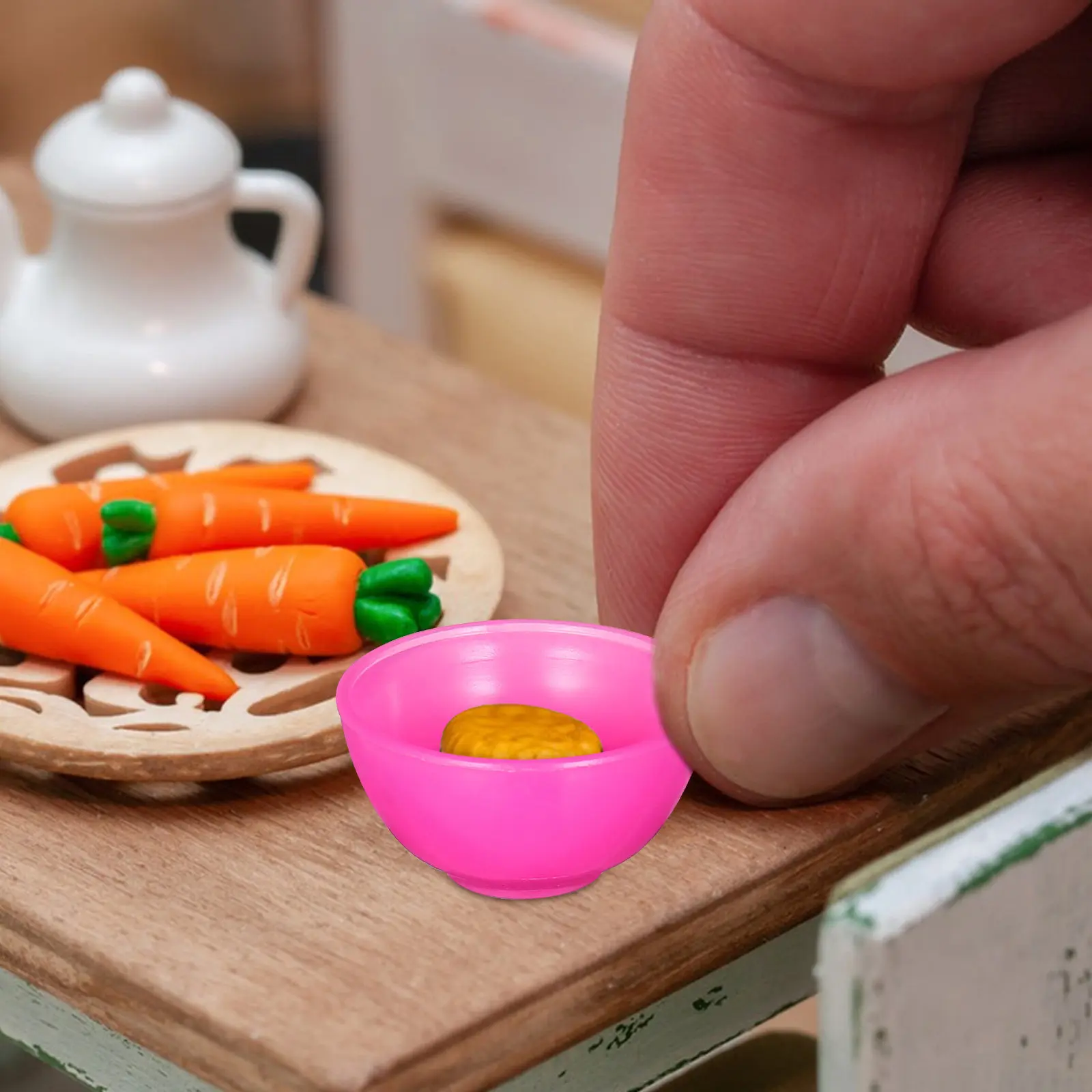 25Pcs Mini Bowls for Mini House Decoration Safe Plastic Material Realistic Design Easy to Use Handicraft Playset for Children
25Pcs Mini Bowls for Mini House Decoration Safe Plastic Material Realistic Design Easy to Use Handicraft Playset for Children