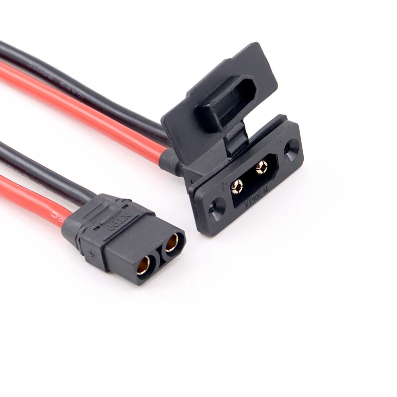 XT90E-M Male Headband Fixed Hole High Current Model Aircraft Electric Adjustable Battery Connector Gold Plated Plug
XT90E-M Male Headband Fixed Hole High Current Model Aircraft Electric Adjustable Battery Connector Gold Plated Plug