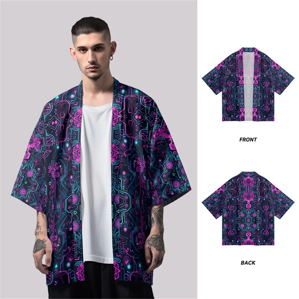Traditional Japanese Kimono Cardigan For Women Haori Yukata Cosplay Costume For Men Kimono Printed Japanese Tops
Traditional Japanese Kimono Cardigan For Women Haori Yukata Cosplay Costume For Men Kimono Printed Japanese Tops