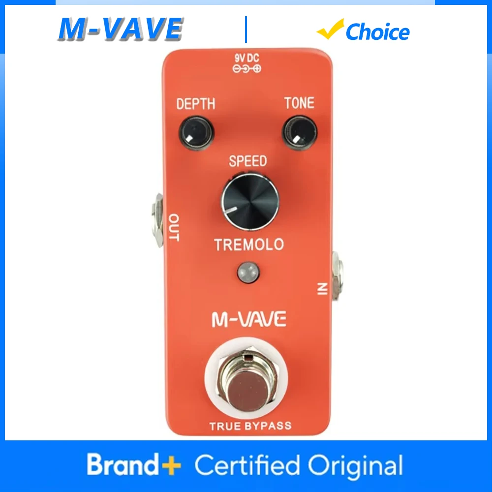 M-VAVE TREMOLO Electric Guitar Effect Pedal Classic Tremolo Effect True Bypass Pedal Zinc Alloy Shell Guitar Parts & Accessories
M-VAVE TREMOLO Electric Guitar Effect Pedal Classic Tremolo Effect True Bypass Pedal Zinc Alloy Shell Guitar Parts & Accessories