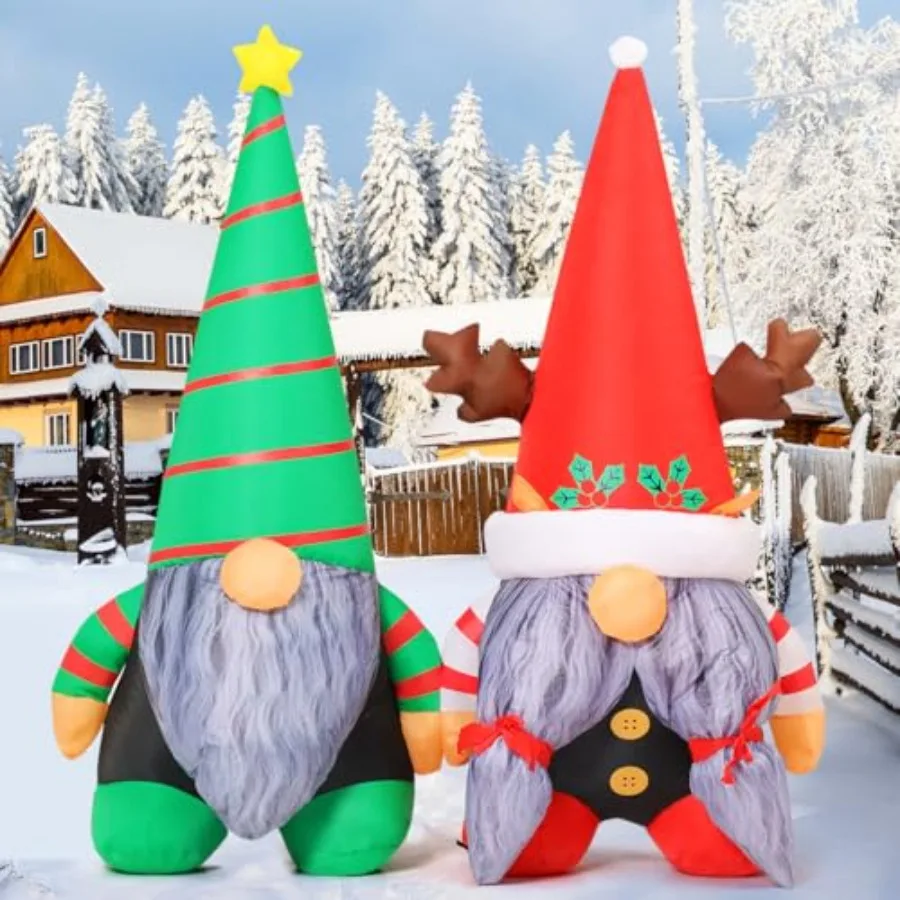 5.4 FT Christmas Inflatables Gnome Outdoor Decoration Blow Up Yard with Built-in LEDs for Garden Lawn Indoor Party Decor
5.4 FT Christmas Inflatables Gnome Outdoor Decoration Blow Up Yard with Built-in LEDs for Garden Lawn Indoor Party Decor