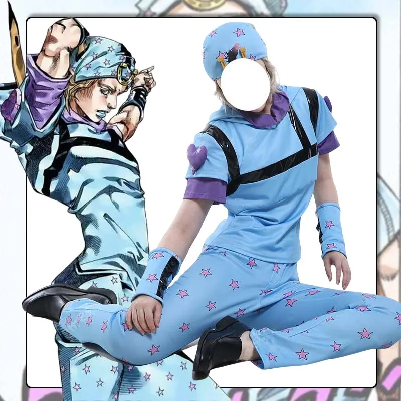Johnny Joestar Cosplay Costume JoJo's Bizarre Adventure Cosplay Costume Anime STEEL BALL RUN Joestar Uniform Halloween Adult
Johnny Joestar Cosplay Costume JoJo's Bizarre Adventure Cosplay Costume Anime STEEL BALL RUN Joestar Uniform Halloween Adult