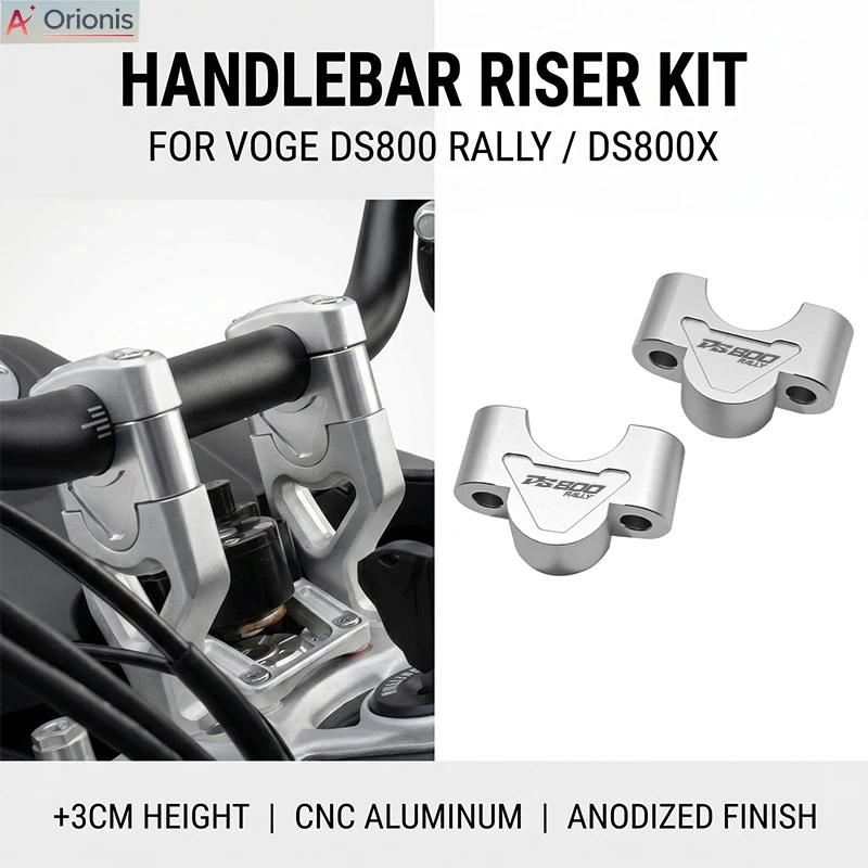 For VOGE DS800X DS800 RALLY DSX800 2025 2026 Motorcycle Handlebar Lift Booster Handle Booster Handle Bar CNC Aluminum Raisers
For VOGE DS800X DS800 RALLY DSX800 2025 2026 Motorcycle Handlebar Lift Booster Handle Booster Handle Bar CNC Aluminum Raisers